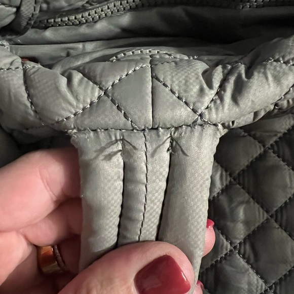 MZ Wallace Gray Quilted Tote - Picture 15 of 16